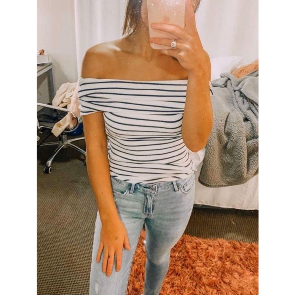 Free People Melbourne Off The Shoulder Top